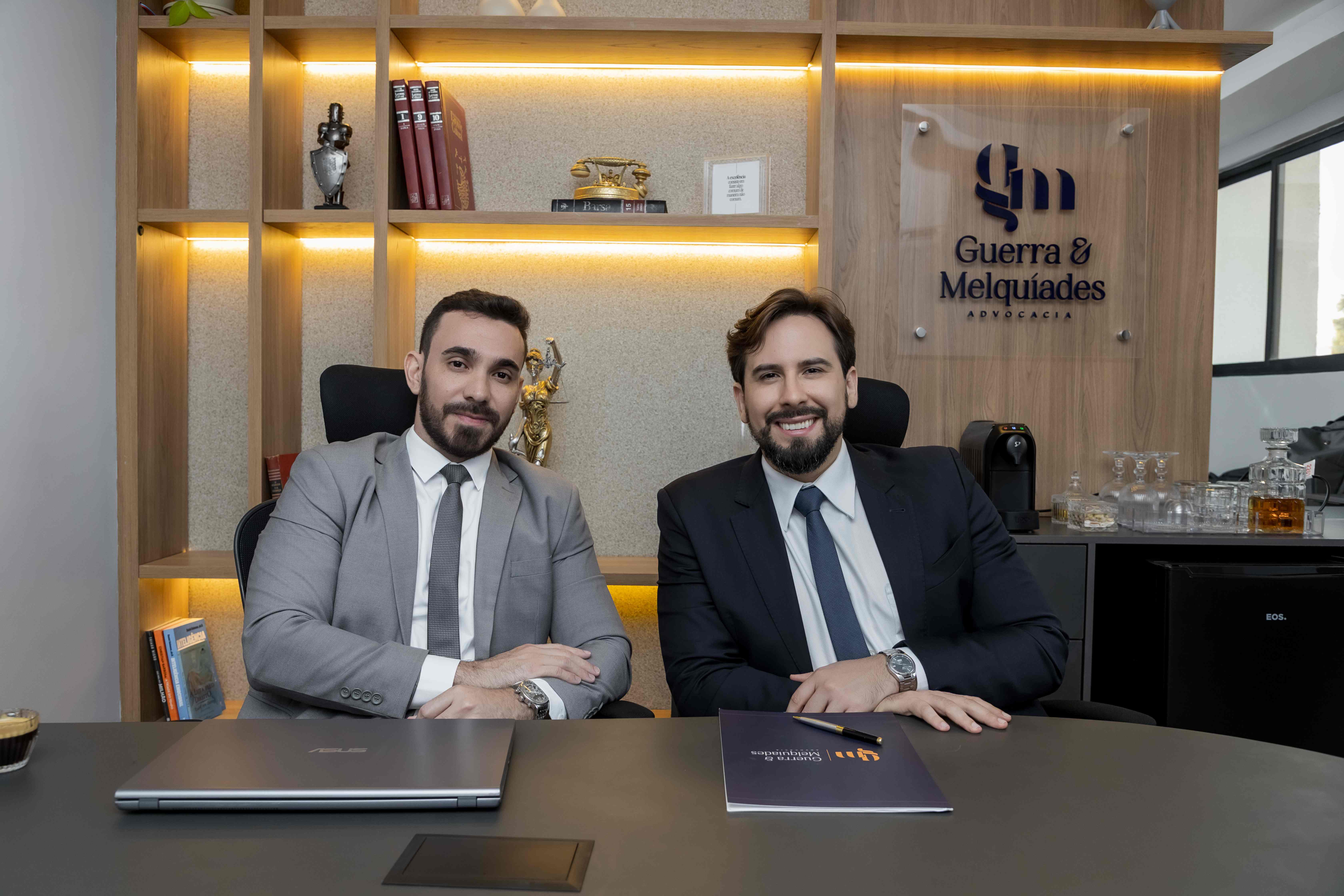 Fundadores do escritório Guerra & Melquíades